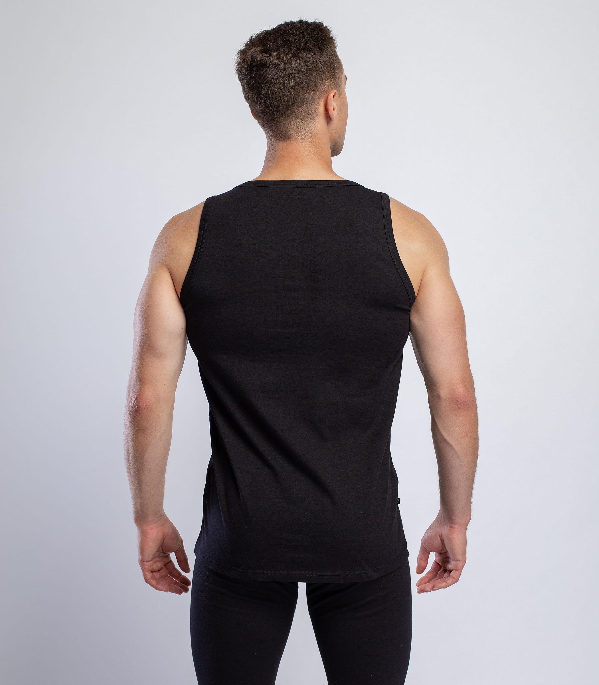 Serge Майка мужская 7308/62, Цвет - Черный Serge Майка мужская 7308/62, Цвет - Черный