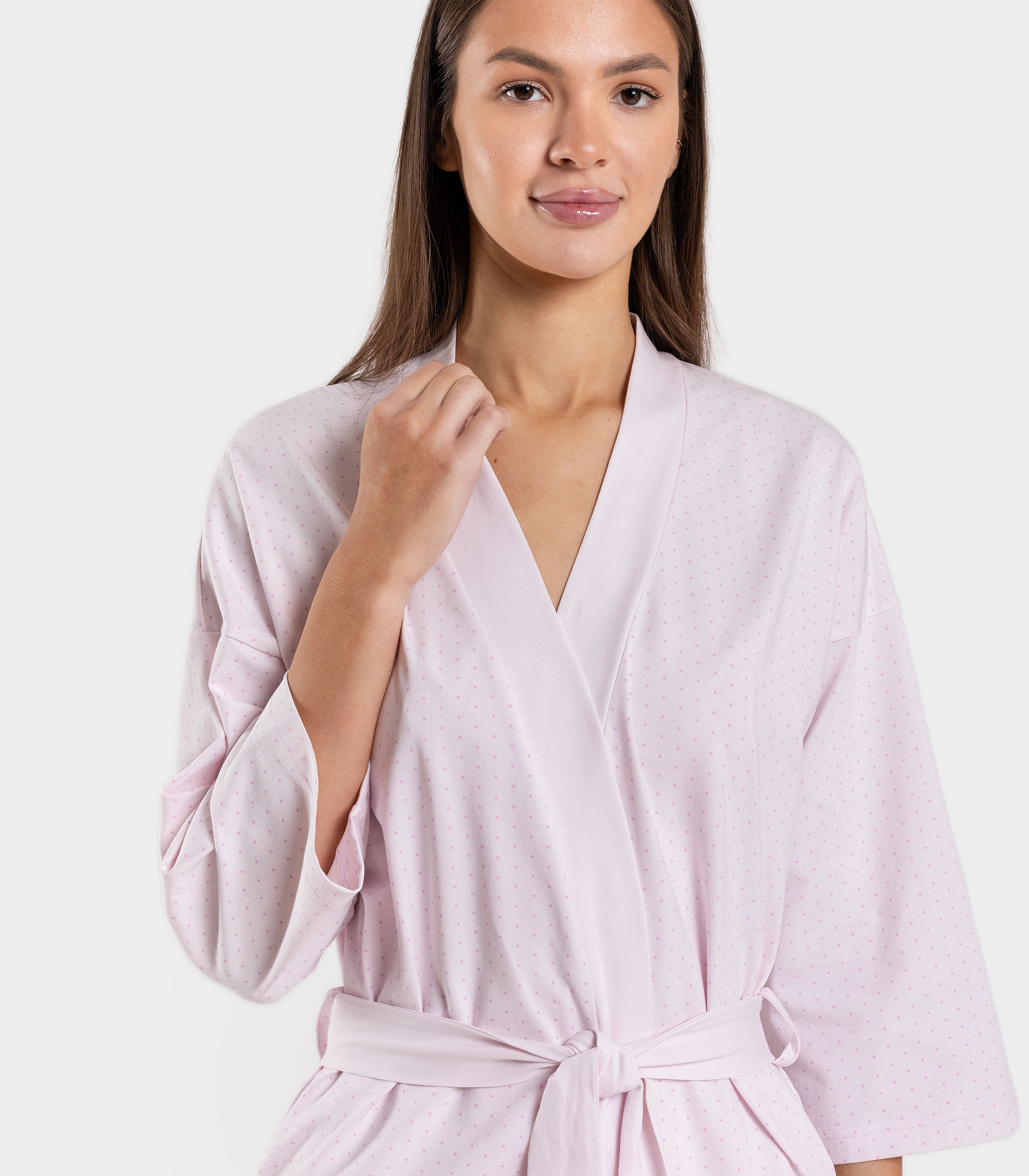 Serge Халат женский 2219/8, Цвет - Светло-розовый