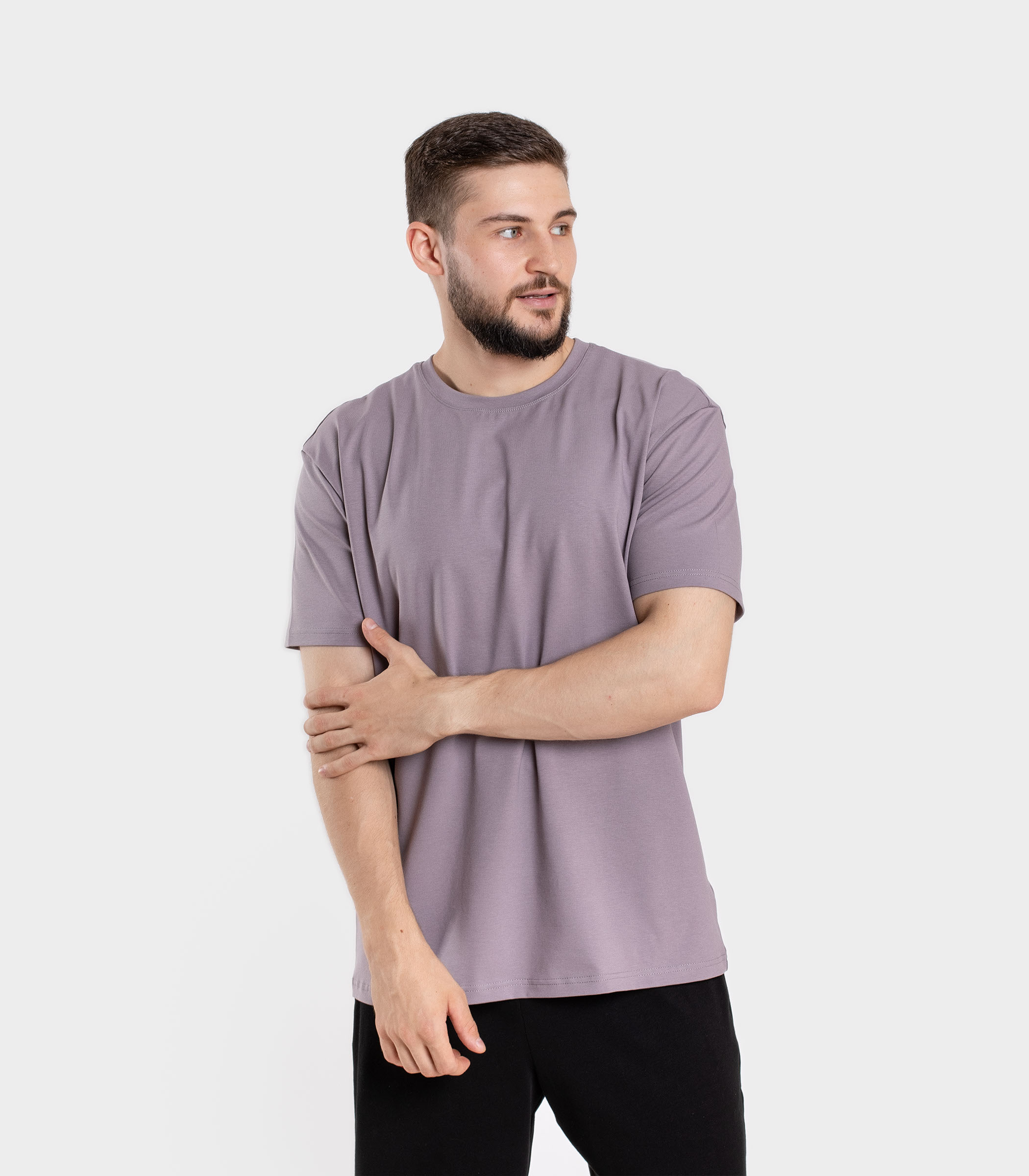 Serge Футболка мужская 7415/42, Цвет - Фиолетовый Serge Футболка мужская 7415/42, Цвет - Фиолетовый