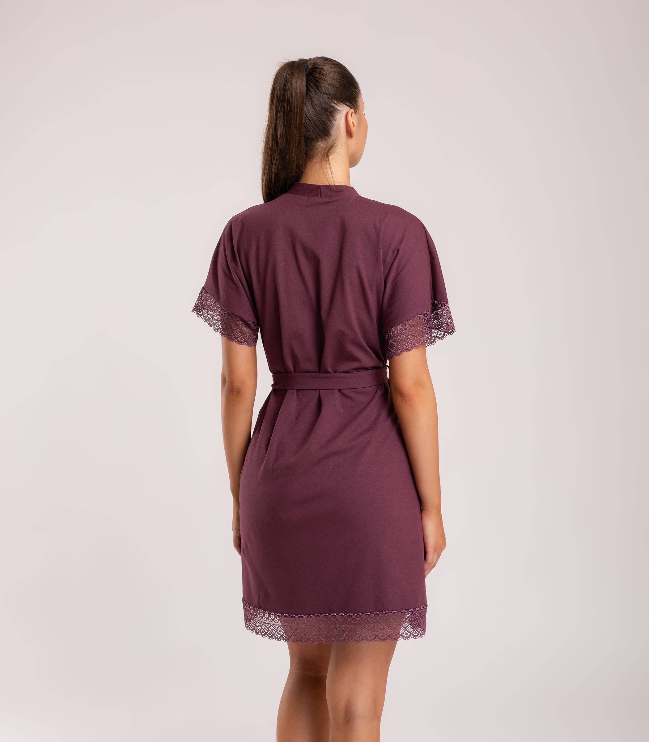 Serge Халат женский 2238/12, Цвет - Винный Serge Халат женский 2238/12, Цвет - Винный