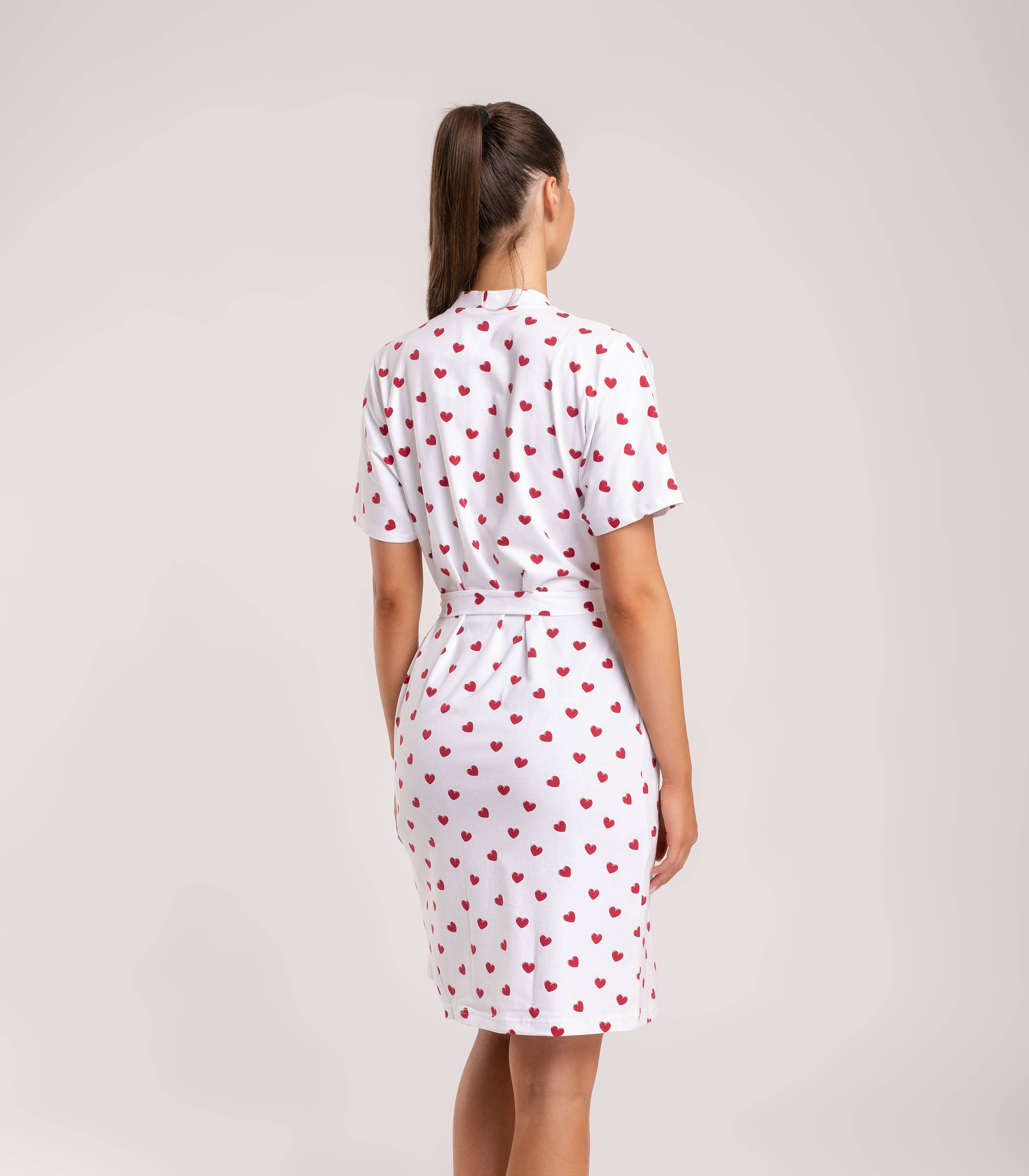 Serge Халат женский 2247/23, Цвет - Белый Serge Халат женский 2247/23, Цвет - Белый