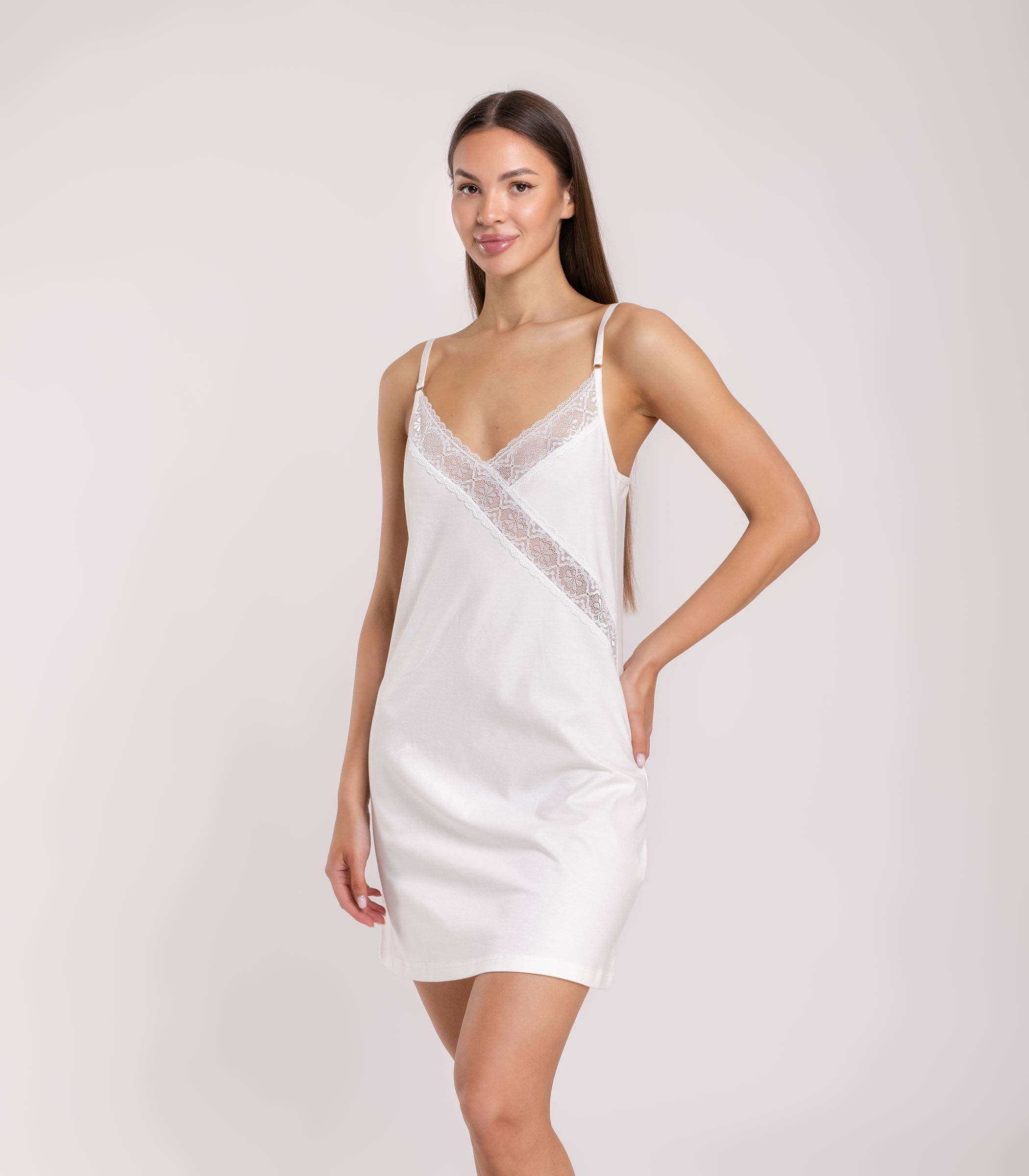 Serge Сорочка ночная женская 8119/40, Цвет - Молочный