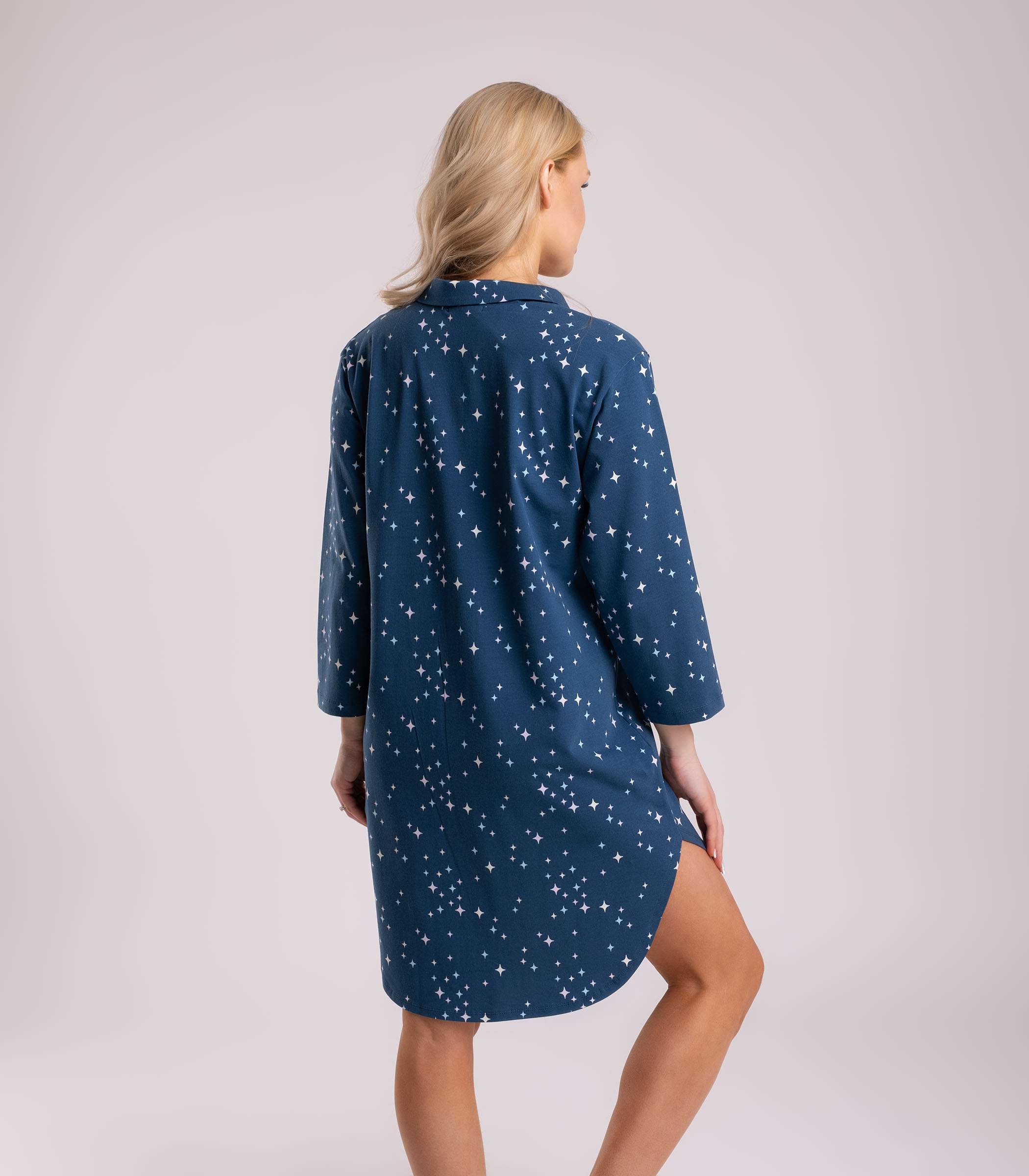 Serge Платье для дома женское 6880/20, Цвет - Темно-синий Serge Платье для дома женское 6880/20, Цвет - Темно-синий