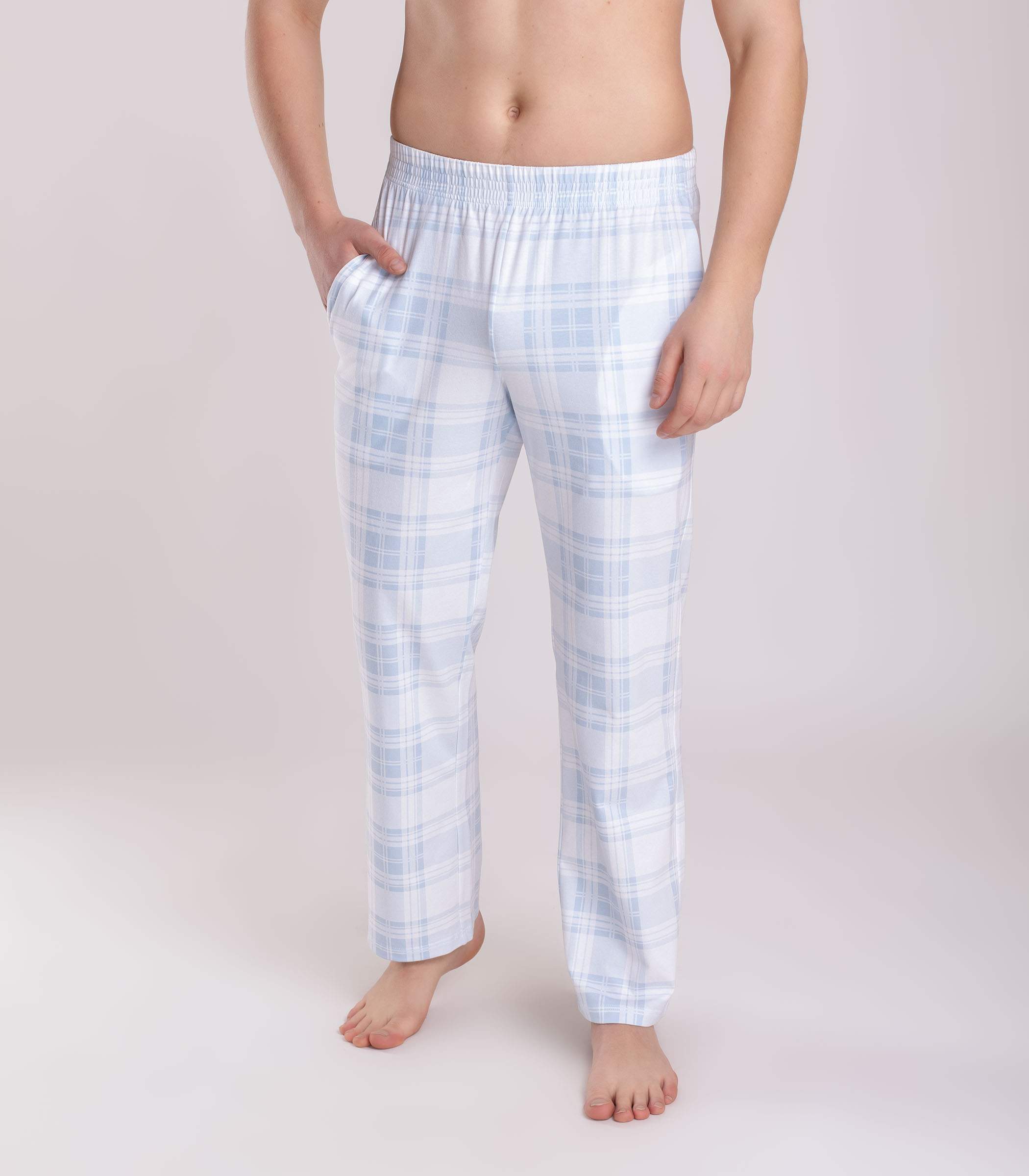 Serge Брюки мужские 7913/17, Цвет - Белый, Голубой