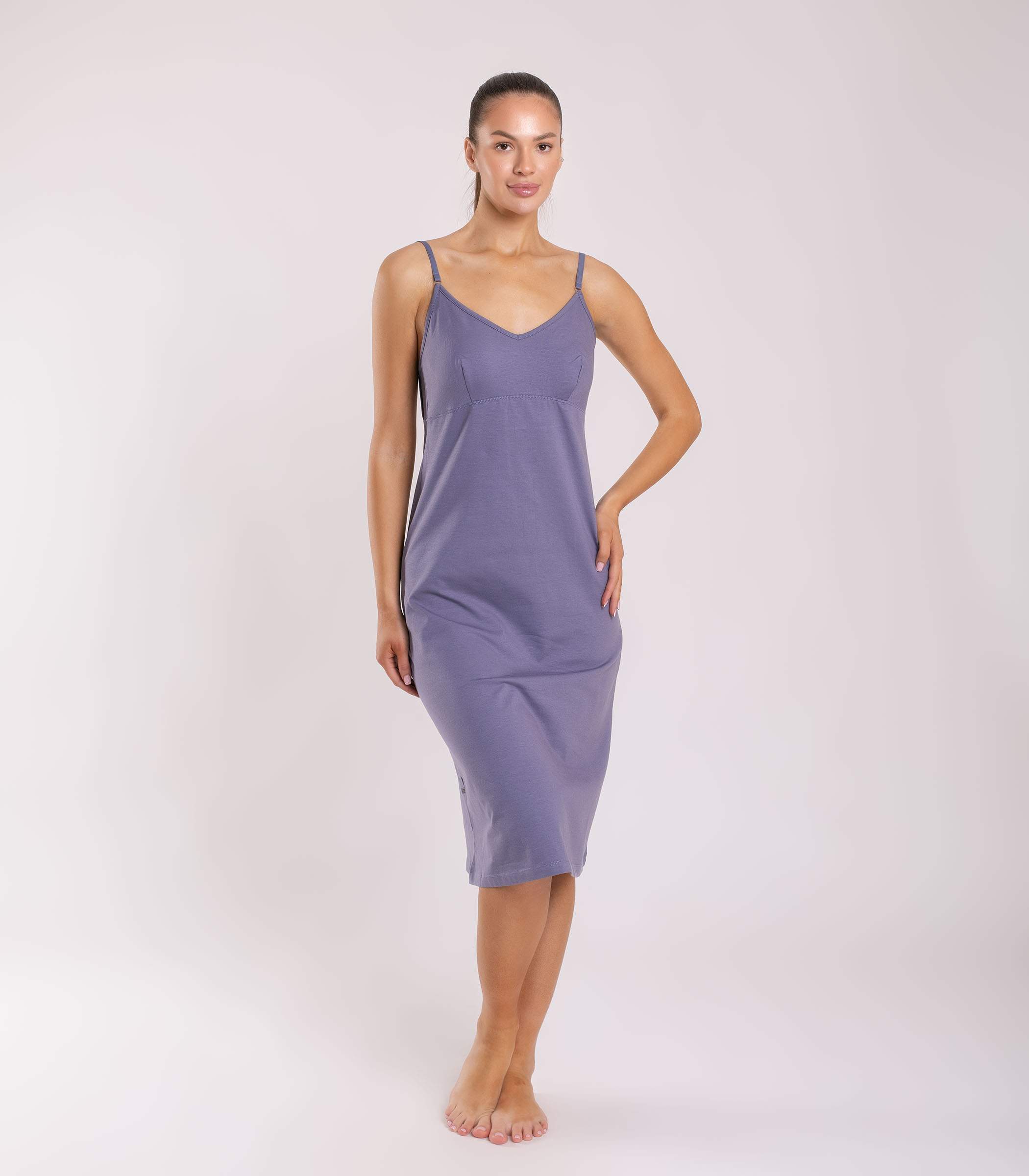 Serge Сорочка ночная женская 8174/21, Цвет - Синий Serge Сорочка ночная женская 8174/21, Цвет - Синий