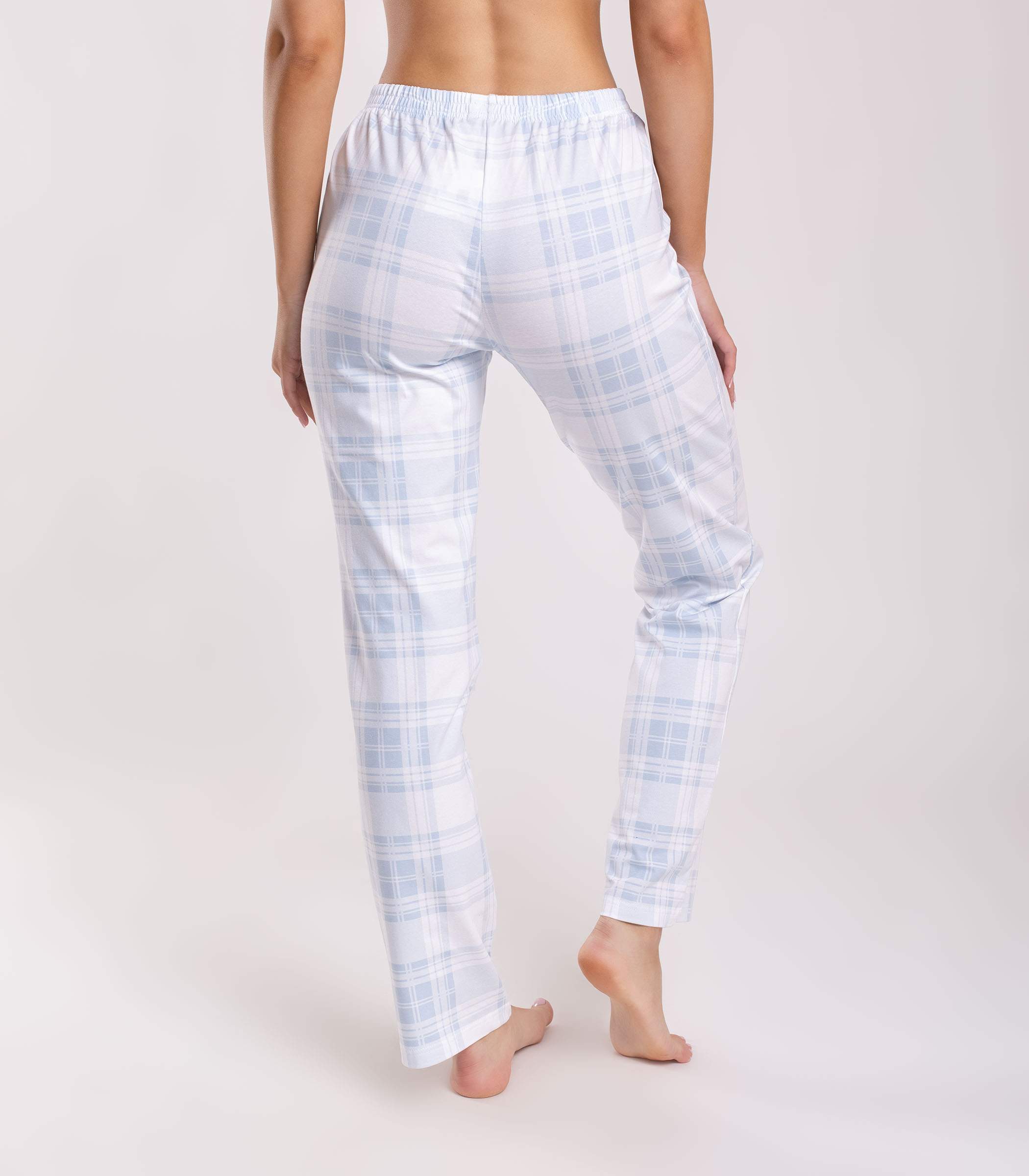 Serge Брюки женские 9097/7, Цвет - Белый, Голубой