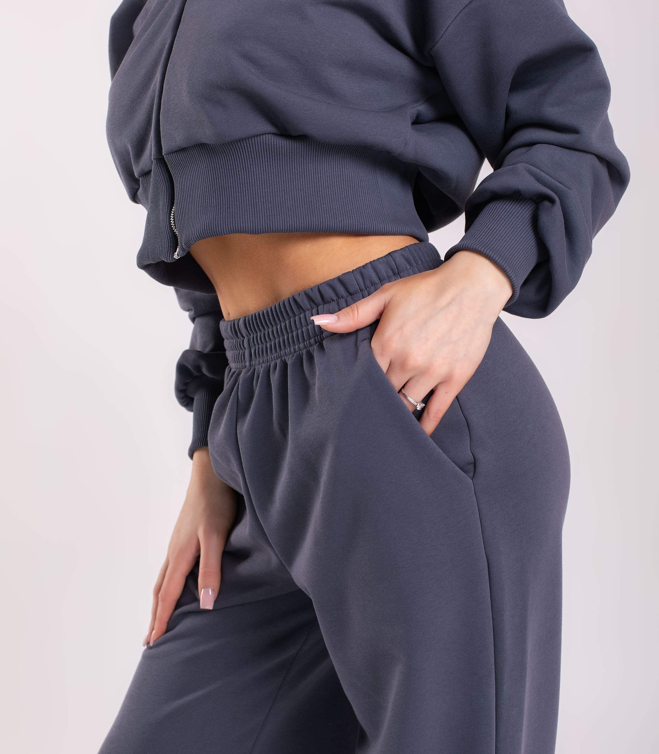 Serge Брюки женские 9097/9, Цвет - Темно-серый Serge Брюки женские 9097/9, Цвет - Темно-серый